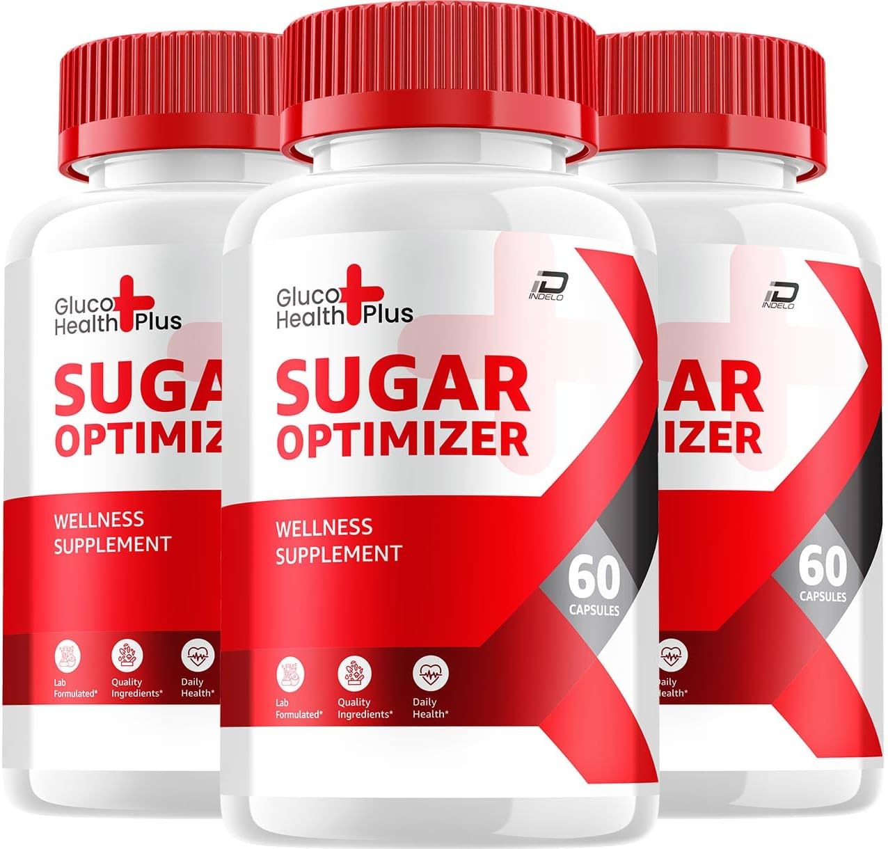 Gluco Health Plus Cápsulas – Suplemento Avanzado para el Control de Niveles Saludables, Fórmula Natural, 3 Envases (180 Cápsulas)