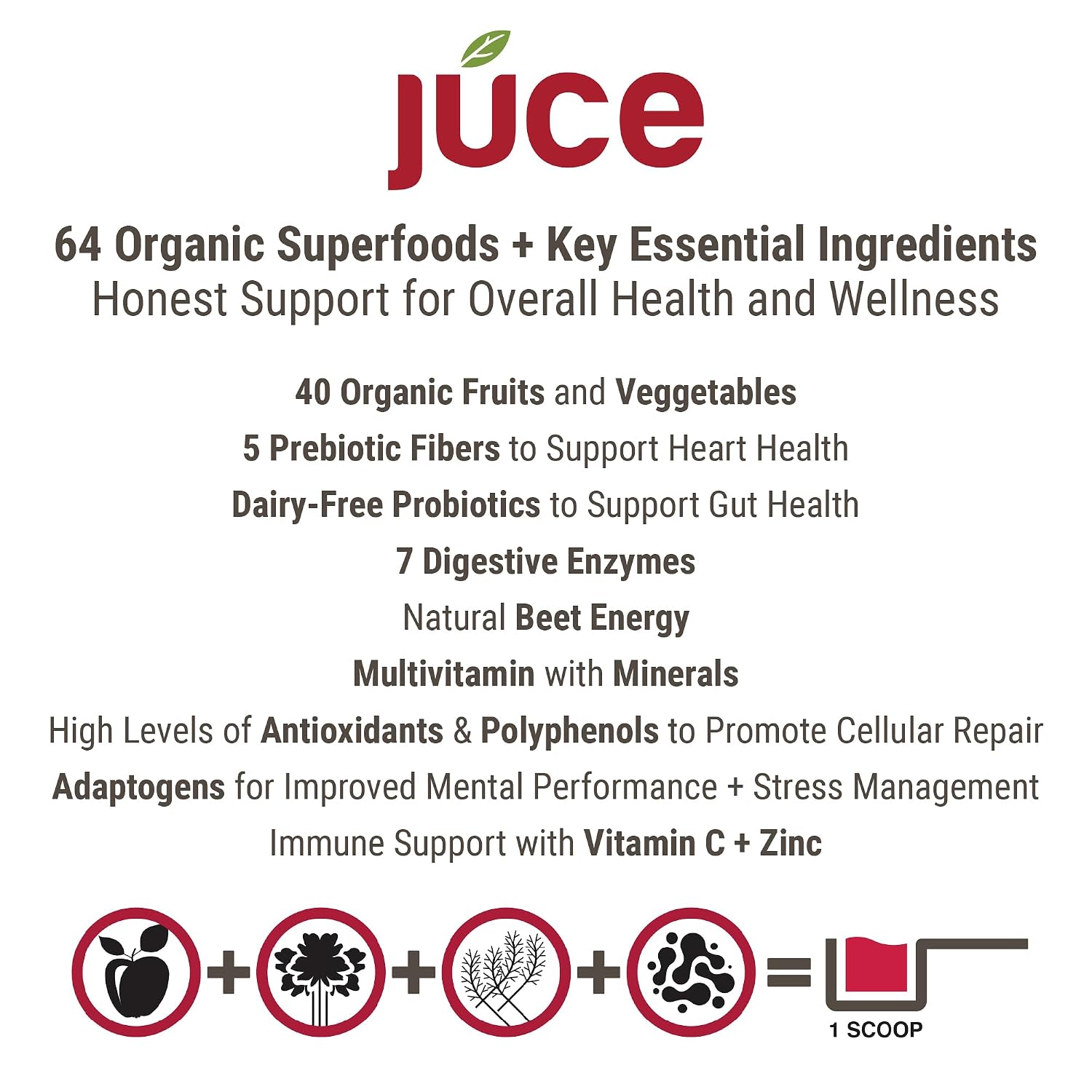 Terra Kai Organics JUCE Reds Superalimento Orgánico en Polvo - Sabor Garden Berry (230g)