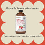 Complete Natural Products Kidney Complete - Líquido Orgánico de 240 ml con Vinagre de Manzana, Limón y Chanca Piedra