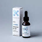 Ovaterra Vitamin D3 & K2 Liquid Drops - 1.000 UI D3 + 25 mcg K2 MK-7, Sabor Limón Natural, 600 Gotas - 10 Meses de Suministro