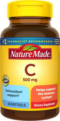 Nature Made Vitamina C 500 mg, 60 Softgels