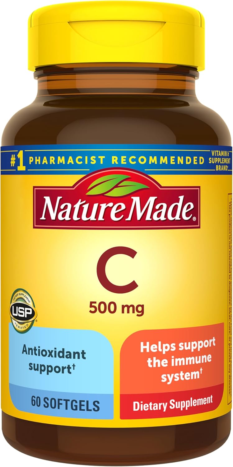 Nature Made Vitamina C 500 mg, 60 Softgels