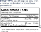 Metabolic Maintenance Vitamina D3 2000 UI - 120 Cápsulas