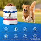 Glucosamina para Perros, Suplemento Articular con MSM y Cáñamo, 100 Snacks sabor Pollo