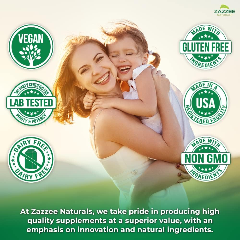 Zazzee Mioinositol 2000 mg 120 Cápsulas Veganas
