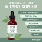 Gotas Orgánicas de Albahaca Sagrada (Holy Basil) de MaryRuth's | 590 mg | Extracto Líquido | Vegano | Sin Gluten | 30 ml
