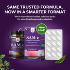 Pure SAM E Supplement 150mg, 90 Cápsulas - Natures Craft