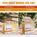 Nivagen Weekly-D Vitamina D3 50.000 IU (Colecalciferol) - Softgels Semanales de Alta Potencia - 12 Softgels