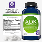 MD.LIFE Complejo ADK – Vitamina D3, K2 y A – 60 Cápsulas