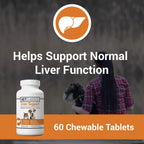 Vet Classics Liver Support – Suplemento Hepático para Perros y Gatos – 60 Comprimidos Masticables