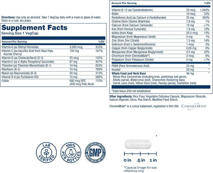 SOLARAY Once Daily High Energy Multivitamin – Defensas naturales: Las vitaminas A, C y D apoyan el funcionamiento – Image 2