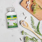 Immuniherb Suplemento de Apoyo Inmunológico con Jengibre, Forsythia, Regaliz, Vitamina C y Zinc - 60 Cápsulas Veganas