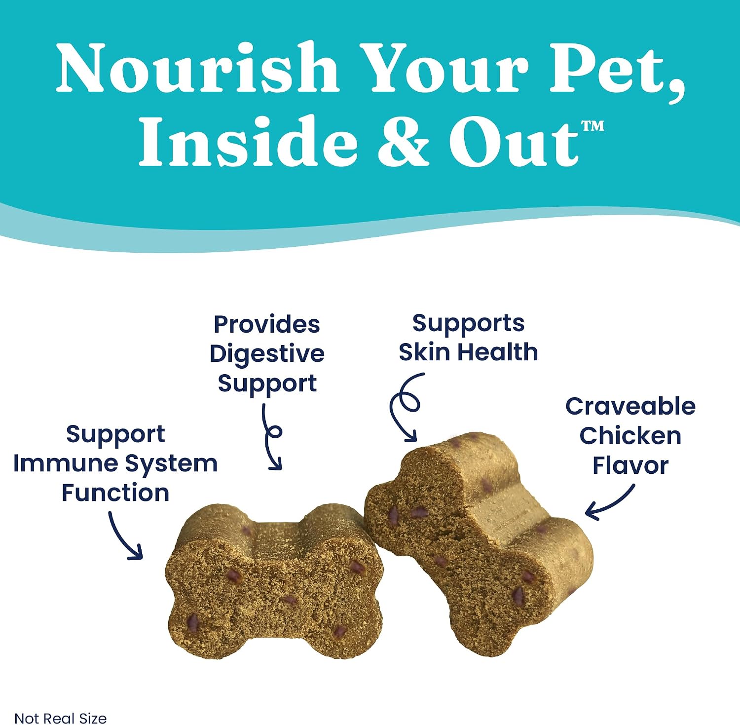 Solid Gold Multivitamínico para Perros Senior - Masticables con Glucosamina, Probióticos y Vitaminas - 120 unidades