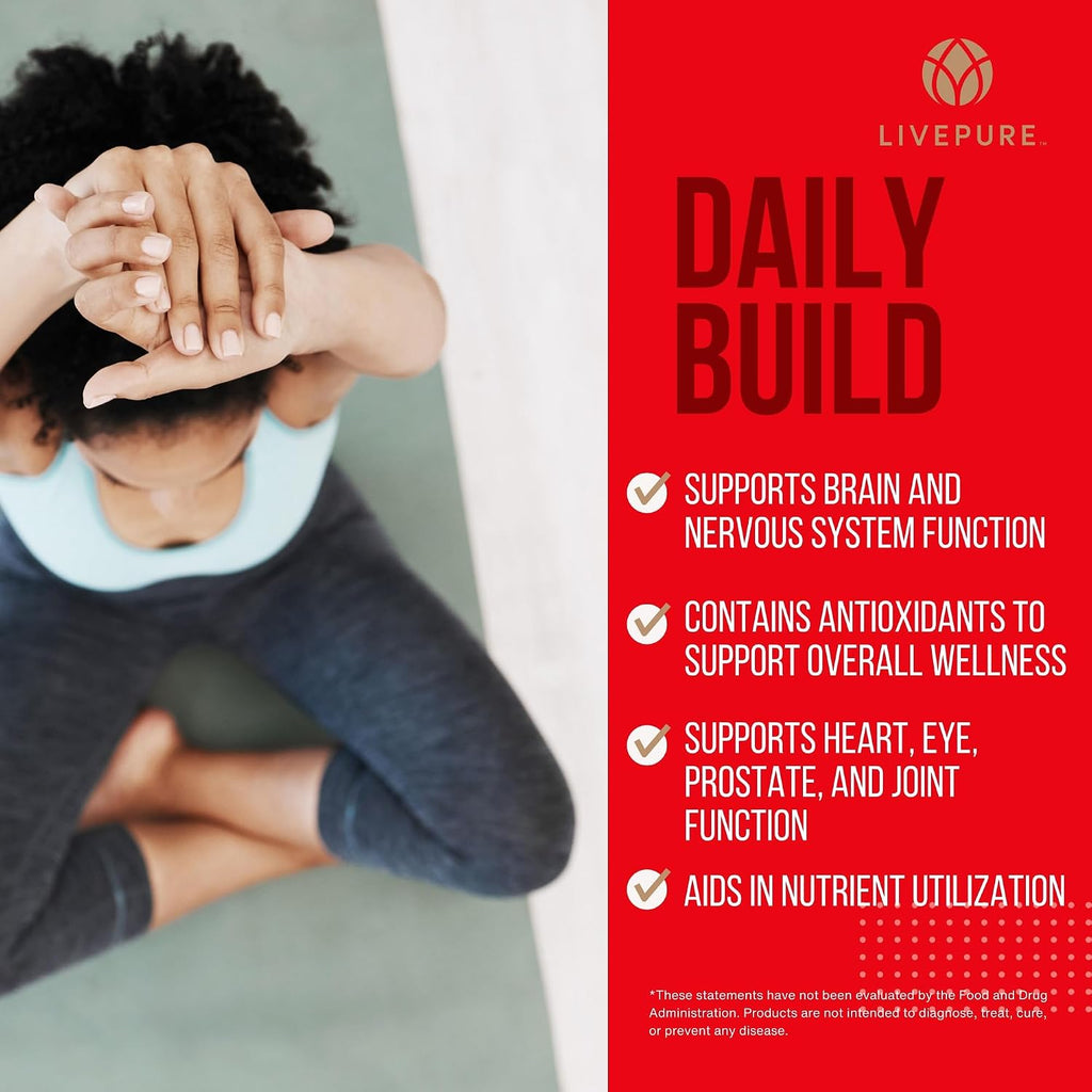 PURE Daily Build | Multivitamínico Avanzado | 120 Cápsulas