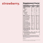 Nurished Mighty Strawberry Milk - Proteína y multivitamínico infantil con probióticos