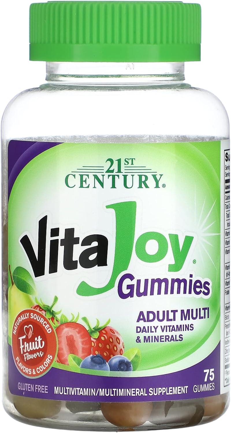 21st Century Vitajoy Multivitamínico en Gominolas, Sabores Fruta, 120 Gominolas