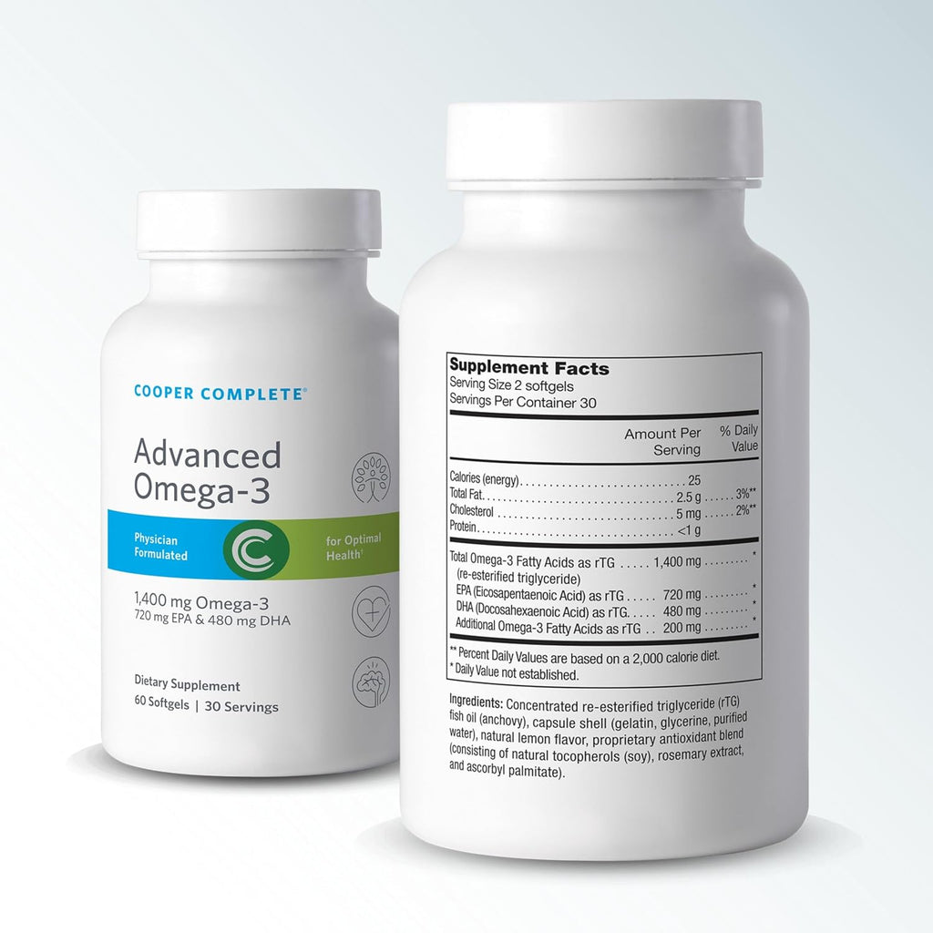 Cooper Complete Basic One Multivitamínico con Hierro + Omega-3, 60 Días