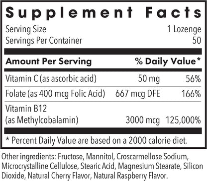 ARG B12 Metilcobalamina 3000 mcg con Folato – Metabolismo energético normal: Facilita la conversión de los – Image 2