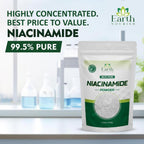 Earth Nourish Niacinamide Powder 3.52 oz / 100g – Grado Cosmético para DIY