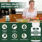 Suplemento de Sulforafano Liposomal 900mg, Extracto de Brócoli, Apoyo Antioxidante y Digestivo, 60 Cápsulas