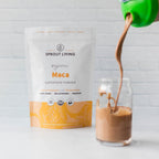 Sprout Living Maca Orgánica Gelatinizada en Polvo, Superalimento, Adaptógeno, 454 g