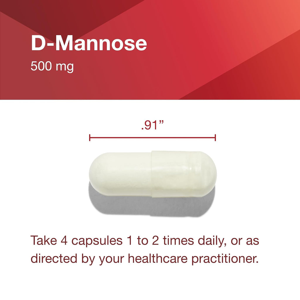Protocol for Life Balance D-Manosa 500 mg - 90 Cápsulas Veganas