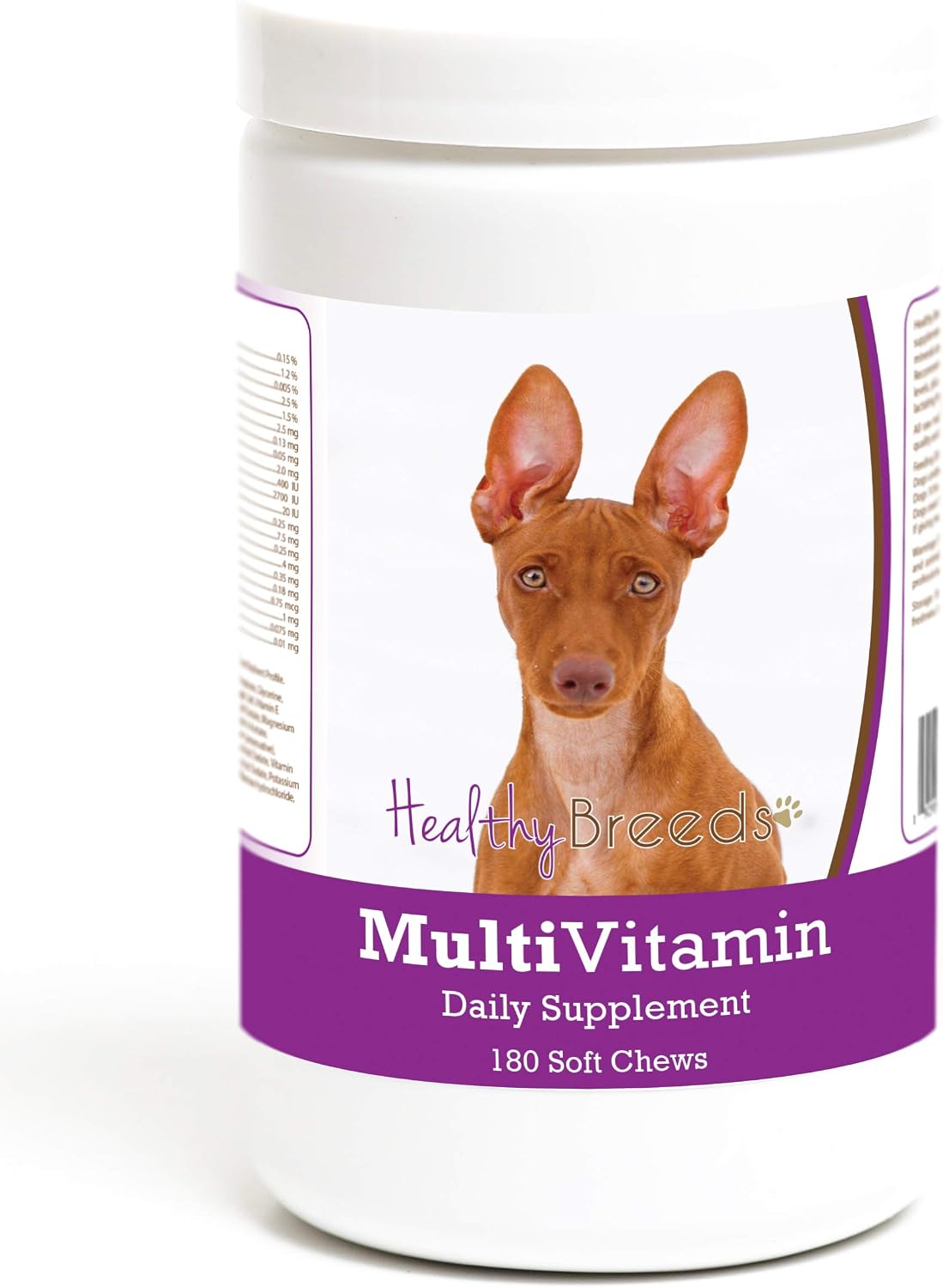 Healthy Breeds Cirnechi dell'Etna Multivitamin Soft Chew for Dogs 180 Count – Image 1