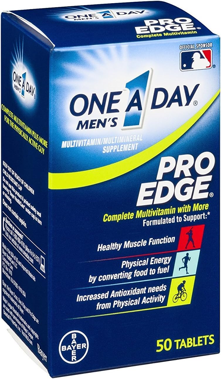 One A Day Men's Pro Edge, 50 Comprimidos