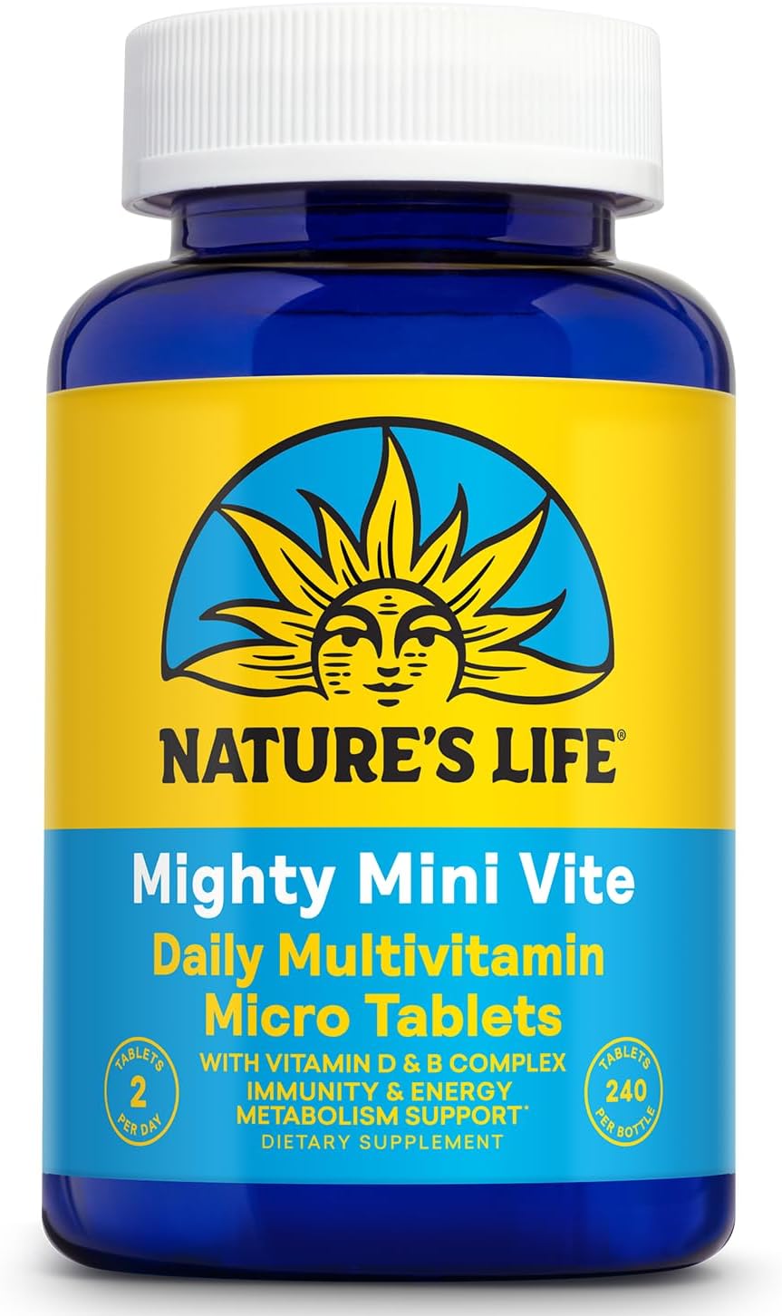 Nature's Life Mighty Mini Vite - Multivitamínico Diario para Mujeres y Hombres