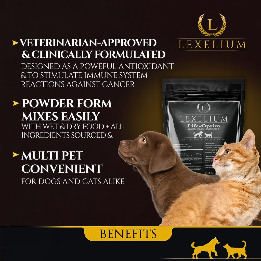 Life-Optim Apoyo Terminal para Perros y Gatos – 100% Natural – 200g