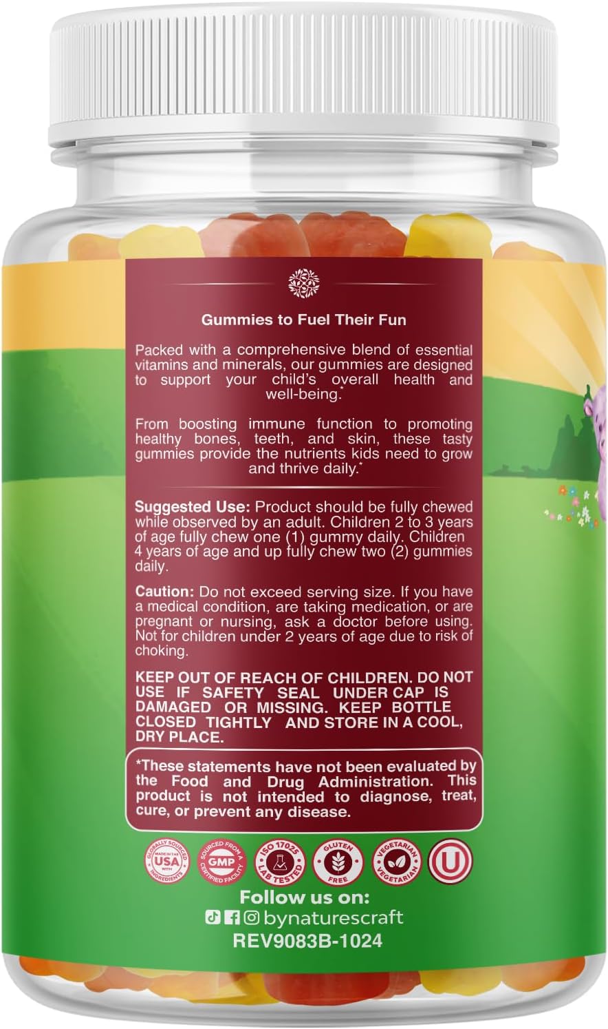 Natures Craft Multivitamínico Infantil en Gominolas - 180 unidades
