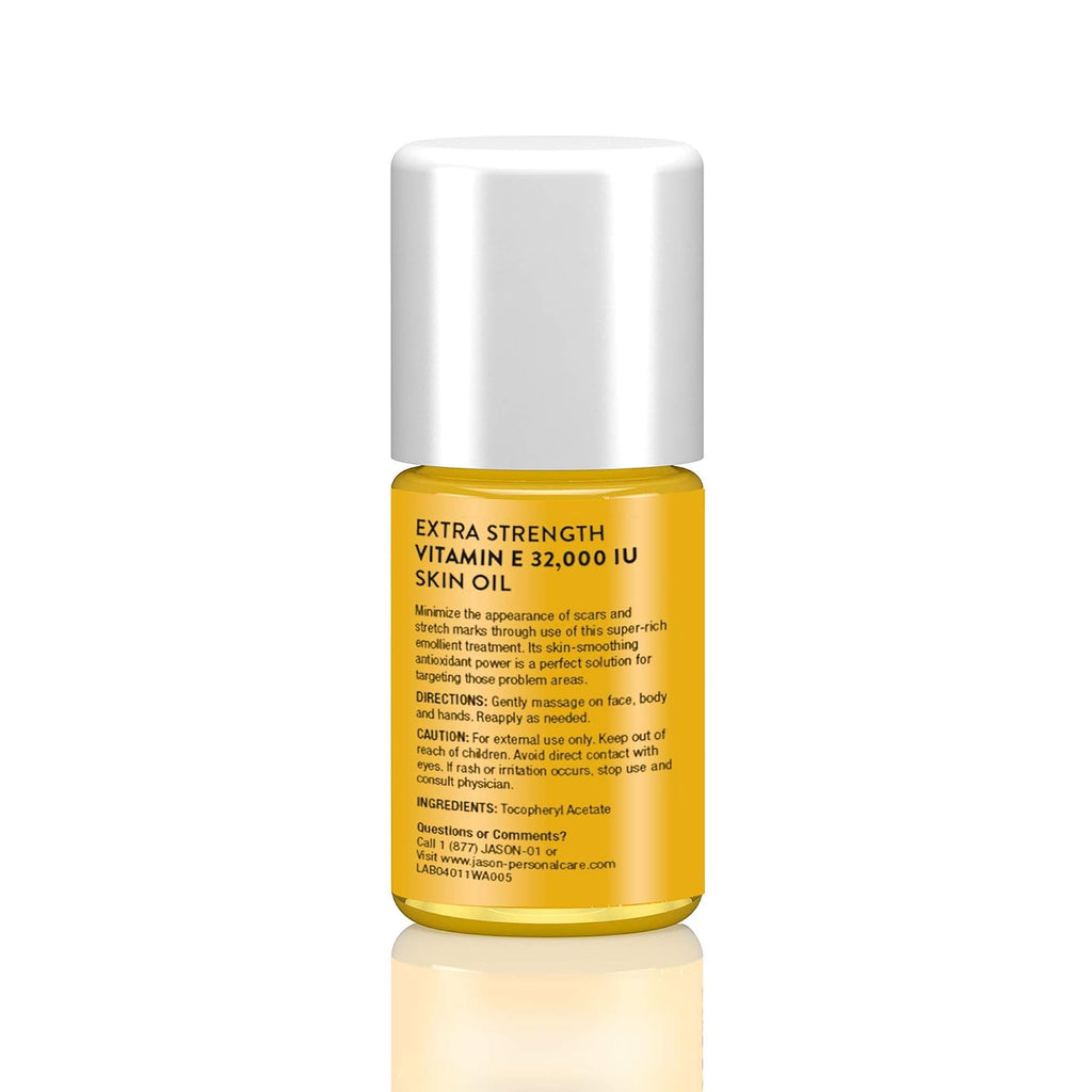 Jason Natural Vitamina E 32.000 UI Aceite para la Piel Extra Fuerte, 1 fl oz (30 ml)
