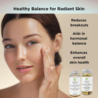 Clear Skin Acne Vitamin System | 20 Antioxidantes, Botánicos y Minerales | Cápsulas | 60 Unidades | Pack de 2