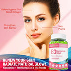 Gominolas de Niacinamida 500mg con Resveratrol 500mg - 60 unidades