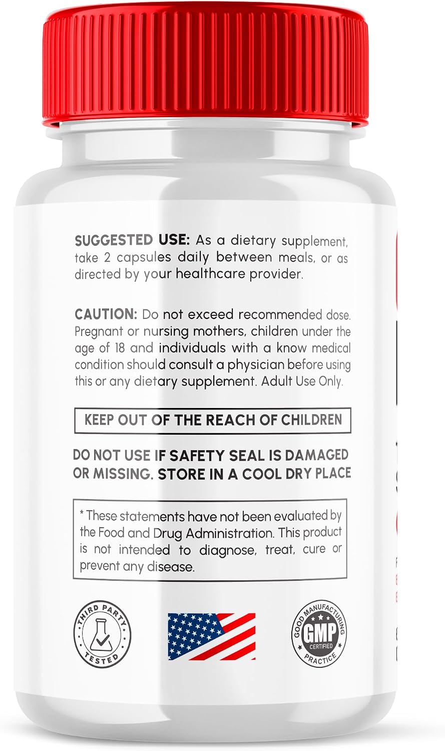 Cápsulas de Glyco Prime (2 Paquete) - Suplemento de Apoyo al Glucógeno con Ingredientes Naturales y Vitaminas de Máxima Potencia para Hombres y Mujeres