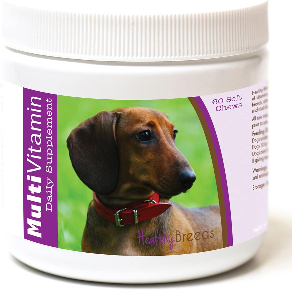 Healthy Breeds Dachshund Multi-Vitamínicos Masticables Blandos 60 Unidades