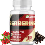 Berberina HCL Suplemento - 60 Cápsulas - No OGM | Sin Gluten