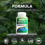 Vitamin B1 (Tiamina) 100 mg - 120 Comprimidos, Pack de 2