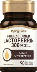 Piping Rock Lactoferrina 300mg | 90 Cápsulas | Liofilizada