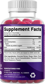 Vitamatic Biotina Gominolas 10,000 mcg para Cabello, Piel y Uñas - 60 Gominolas Veganas (2 Botellas)