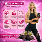 Maca Negra Auténtica para Aumento de Glúteos, 600 mg, 100 Cápsulas - Curvy Fruit
