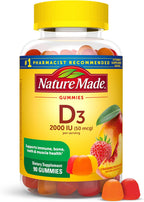 Nature Made Vitamina D3 2000 UI Gomitas – 90 unidades