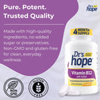 Dr’s Hope Vitamina B12 1000 mcg - 120 Comprimidos Masticables