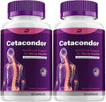 Cetacondor Health & Brain Support – Fórmula Nootrópica Avanzada (2 Paquetes, 120 Cápsulas)