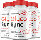 Glyco Sync Cápsulas, Ingredientes Naturales Premium, Máxima Potencia, 3 Paquete