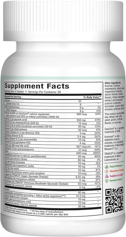 Maxi Health Multivitamínico Masticable con – Bioflavonoides de limón : Potencian la absorción de la vitamina C y – Image 7