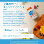 Doctor's Best Vitamina E Tocotrienoles con TocoGaia ULTRA™, 60 cápsulas blandas