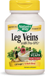 Nature's Way Leg Veins con Tru-OPCs, 120 cápsulas vegetales