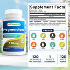 Best Naturals Pregnenolona 100 mg 120 Comprimidos