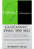 Gluconic DMG 500 mg - Complemento Alimenticio con N,N-Dimetilglicina - 60 Comprimidos Masticables